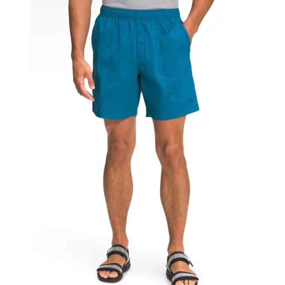 THE NORTH FACE Men's Class V Pull On Shorts. Size large. BANFF BLUE NEW